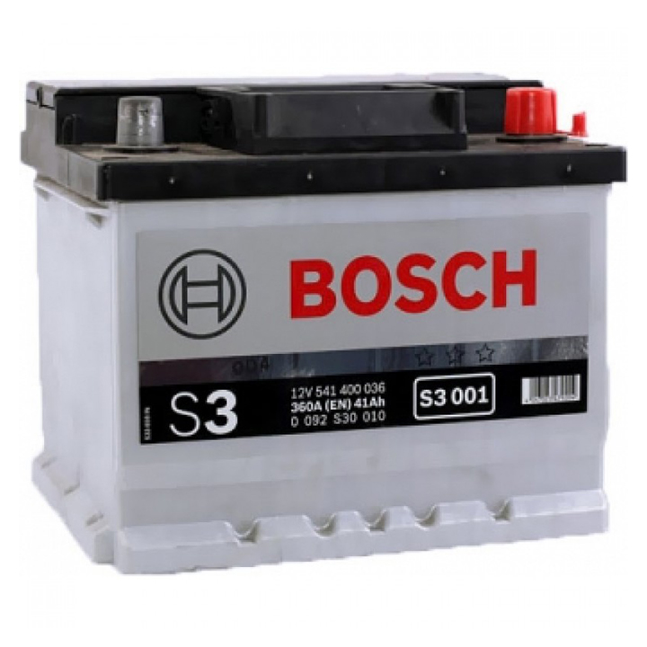 Аккумулятор bosch. Аккумулятор Bosch s3 12v 41ah 360a. Bosch 0 092 s30 010. Bosch 0092s30010. 0092s40130 Bosch.